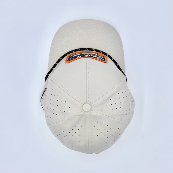 NEW Shank It Golf Patch Rope Desert White Breathable SnapBack Hat Adult OSFM - Picture 9 of 10